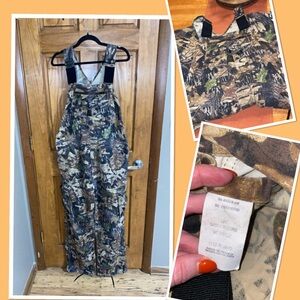 Liberty Camouflage Overalls with Green Accents